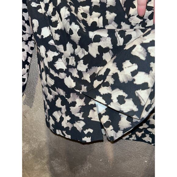 COS Gray Beige Professional Office Business Preppy Minimalist Casual Top Blouse - Picture 4 of 6